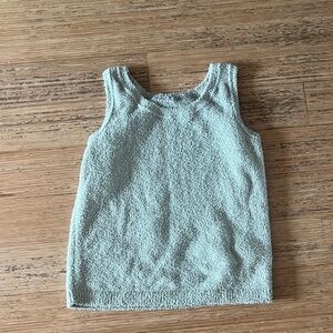 Mint Green Uniqlo kids sweater Tank Top